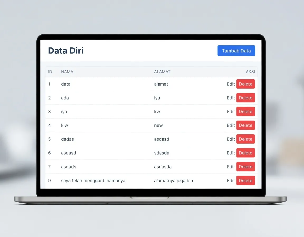 PHP Data Diri